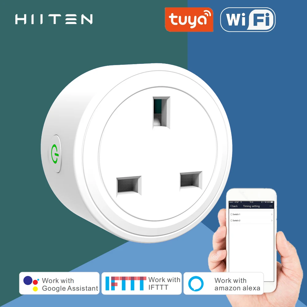 Умная розетка с Wi Fi Беспроводная электрическая дистанционным управлением