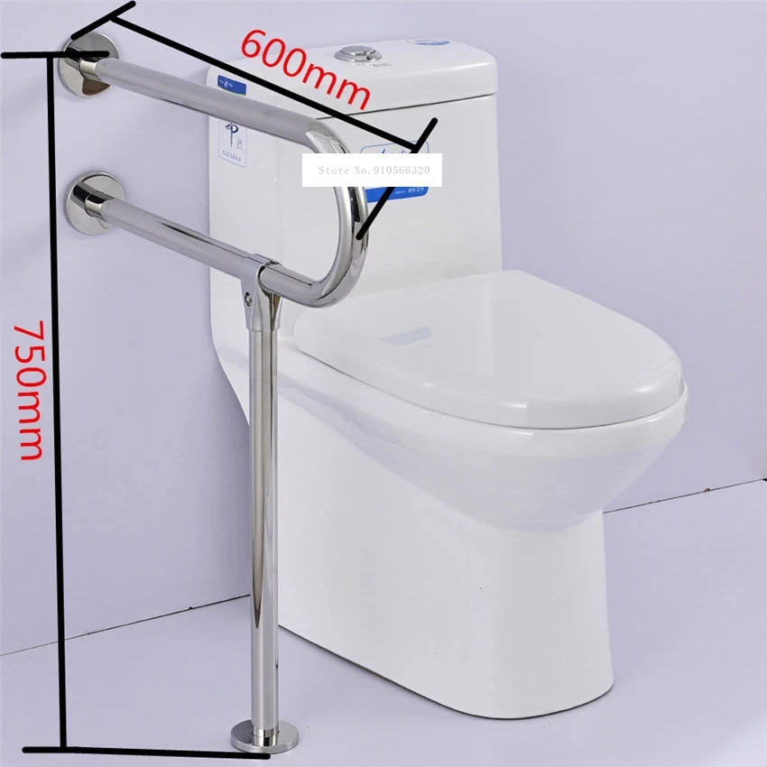 

KT32-88 Washroom Grab Bar Barrier Free Stainless Steel Handrail Anti-Skid Bathroom Toilet Handrail For Old Disabled People