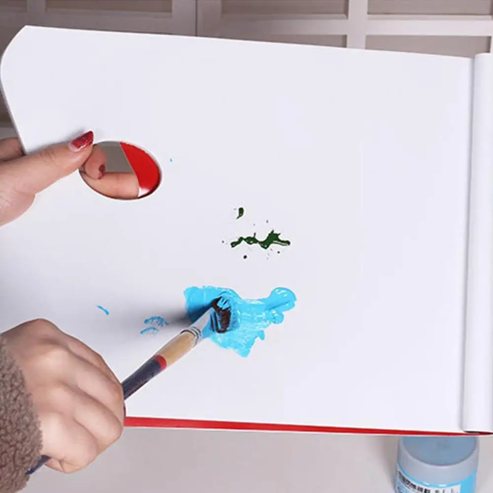 Новая бумажная Палитра для рисования профессиональная Акварельная акриловая