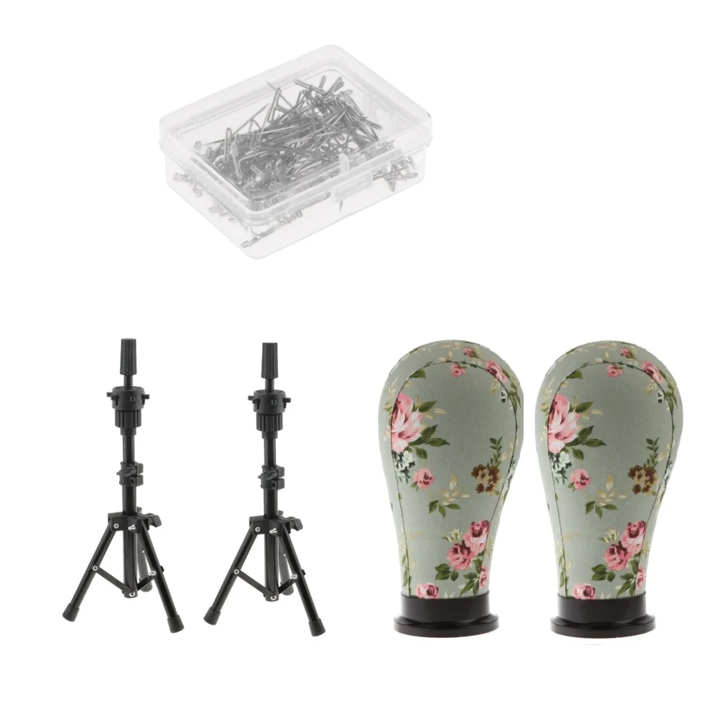 Манекен пробкового холста блок Держатель головки СТЕНД Т шпильки парик делая