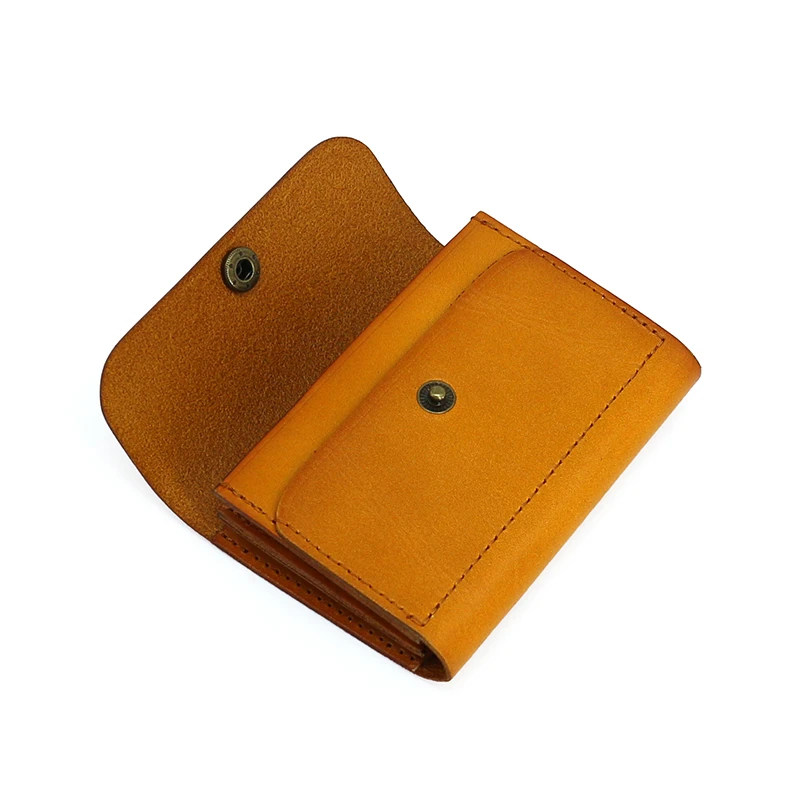 Мини-кошелек мужской из натуральной воловьей кожи модная роскошная винтажная