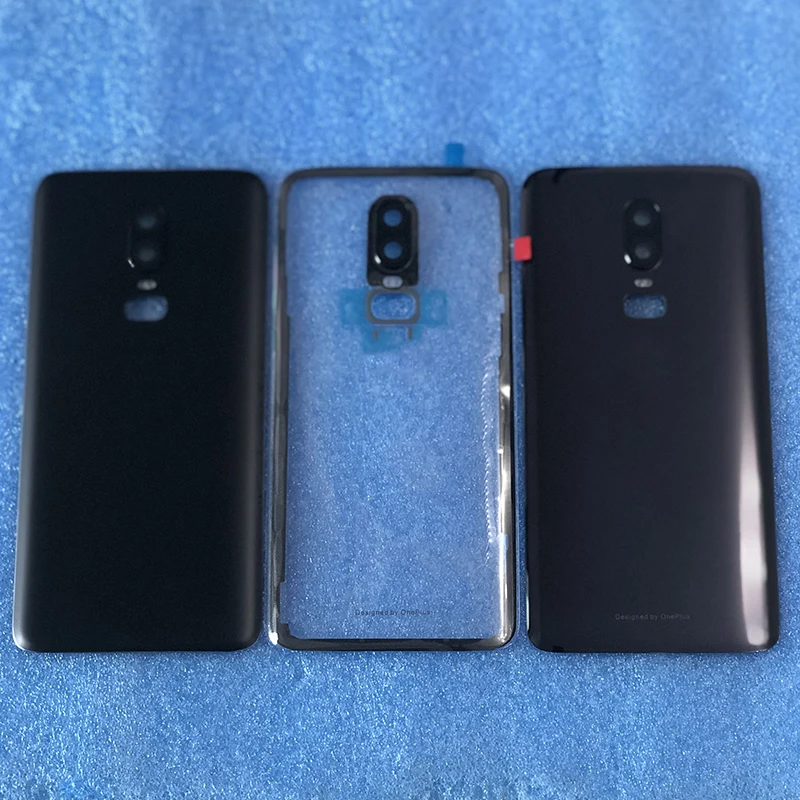 Для OnePlus 6 One Plus 6 Axisinternational Задняя крышка батареи чехол+ рамка для камеры+ Вспышка стеклянный объектив+ наклейка для Oneplus 6
