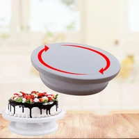 diy cake turntable baking mold cake plate rotating round cake decorating tools rotary table pastry supplies baking accessories