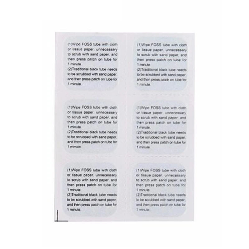 FOSS 6 шт./компл. патч для велосипедных шин Быстросохнущий инструмент ремонта труб