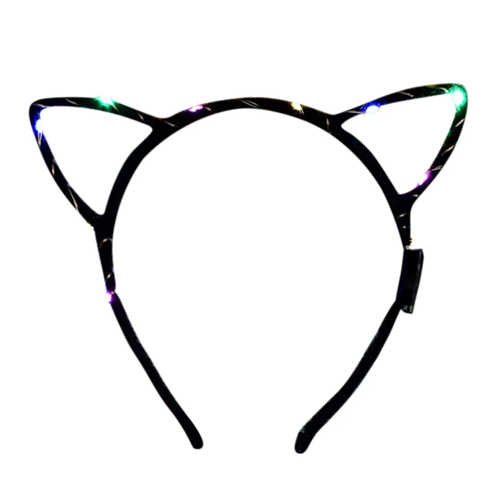 Обручи для волос девочек El светодиодный Клубные вечерние аксессуары освещение