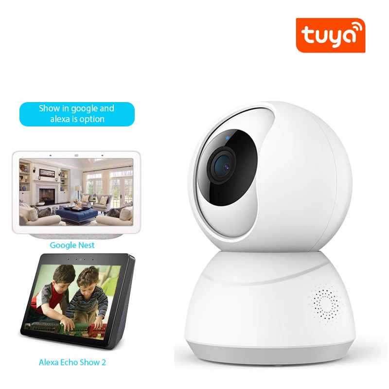 

Беспроводная камера видеонаблюдения Tuya Smart life, 1080P, Wi-Fi, ночное видение