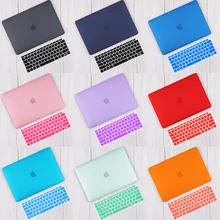 Smooth Frosted Plastic Hard Shell Case Keyboard Cover Screen Protector For Macbook Air Pro Retina 11 12 13 15 16 inch 2020 A2337