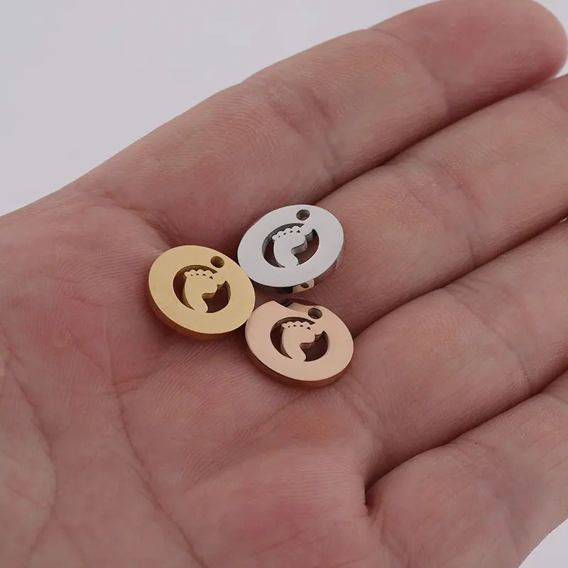 Подвески из нержавеющей стали под золото 5 шт.|Шармы| |