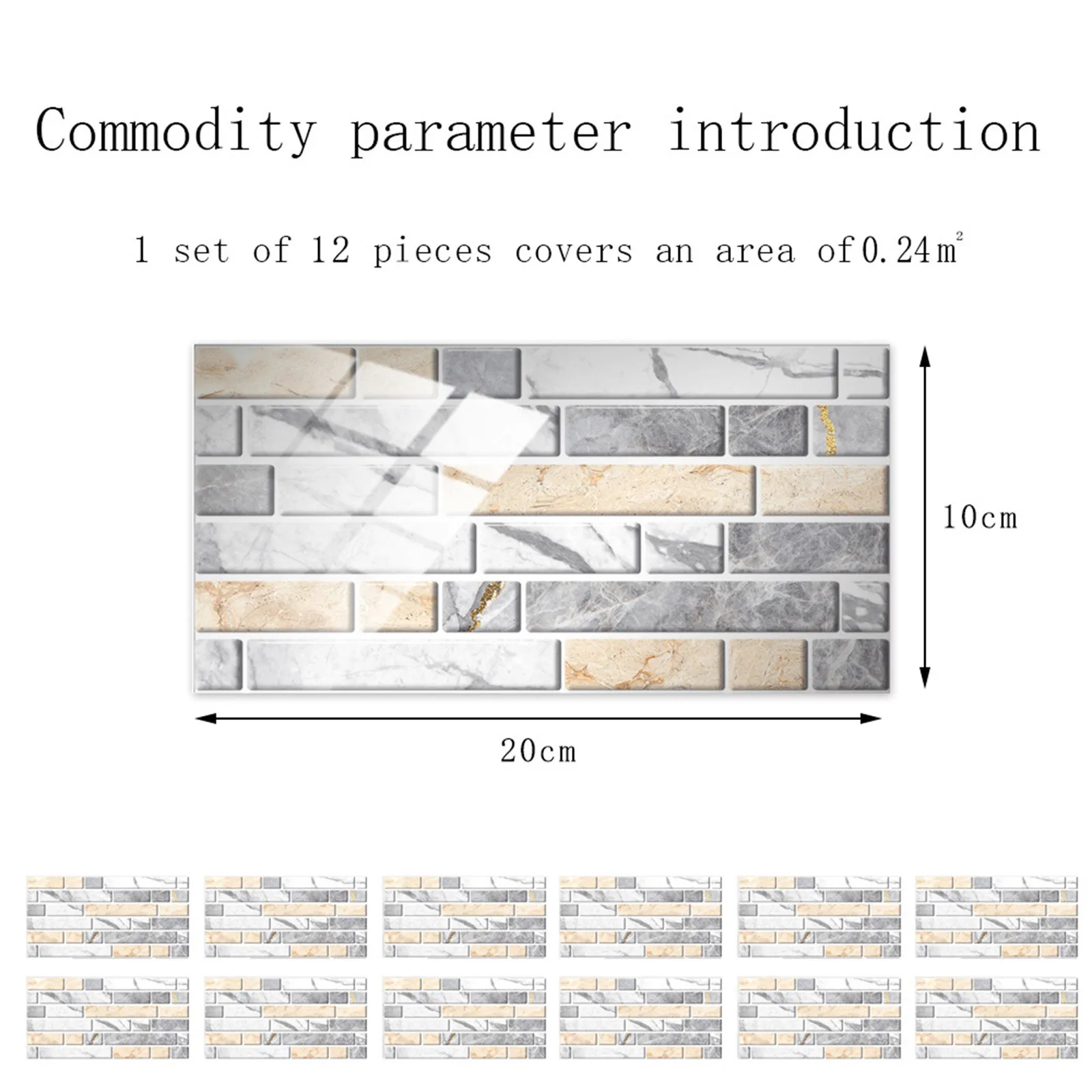 

Wall Stickers Pegatinas De Pared Imitation Wall Tile Stickers Crystal Film Tile Sticker Adhesive Floor Sticker Tegel Stickers