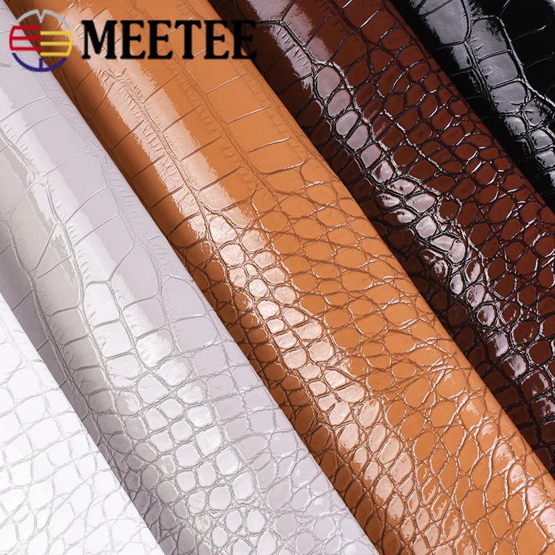 Meetee 95x0 8 см толщина мм ПВХ яркая синтетическая кожа ткань искусственная DIY сумки