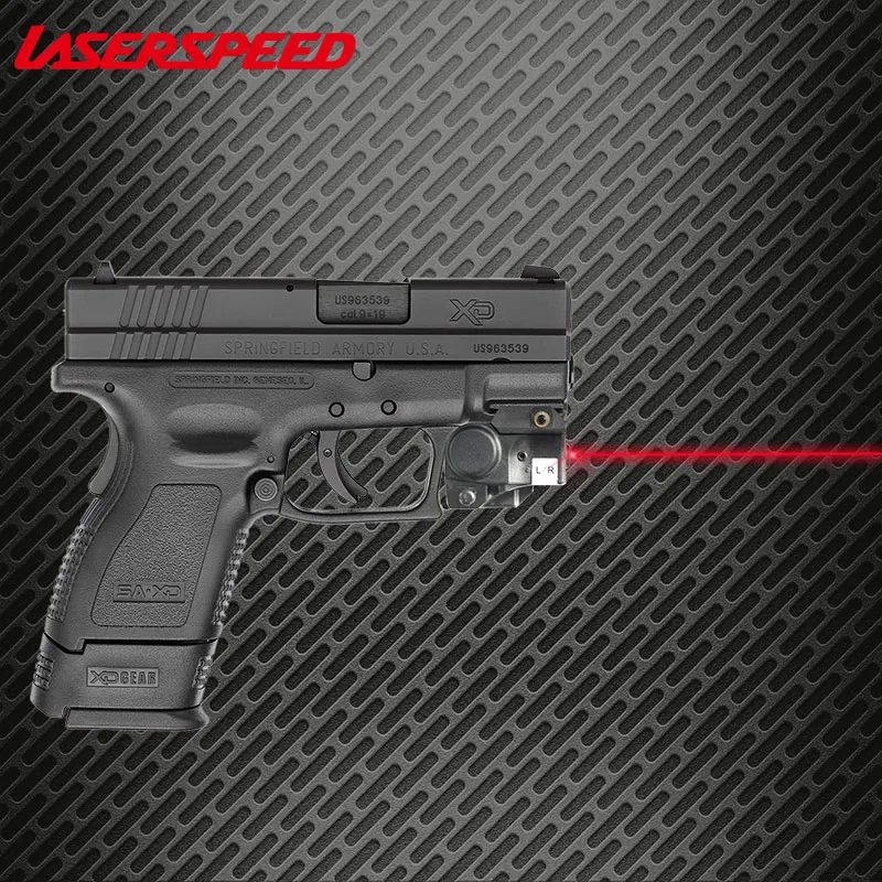 Laserspeed зеленый/красный/Инфракрасный Глок лазерный небольшой Размеры лазер для пневматического пистолета, пневматическое оружие, пистолет, страйкбол, ружья, винтовка лазерная указка