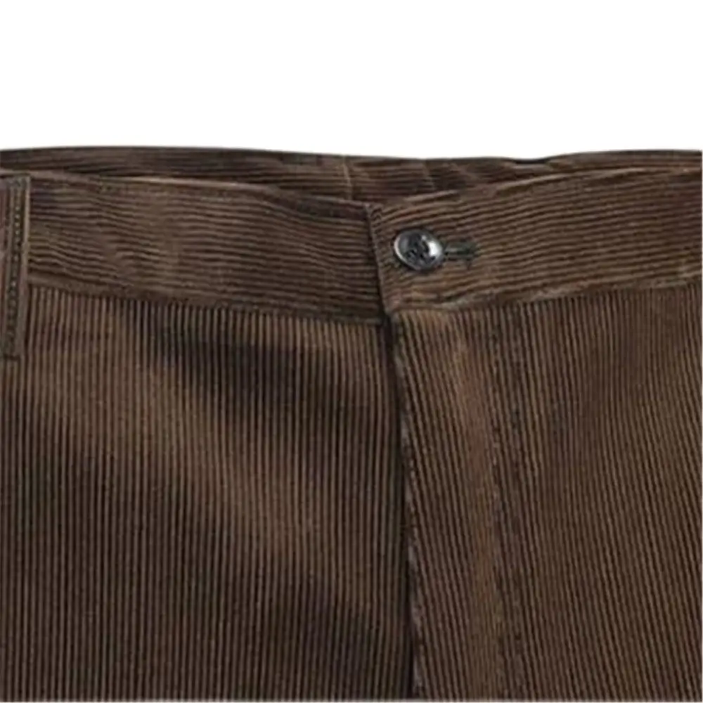 

Male Spirng Plus Size High Casual Flannel Straight Full Length Pants Mans Autumn Winter Slim Trousers Oversize Corduroy Capris