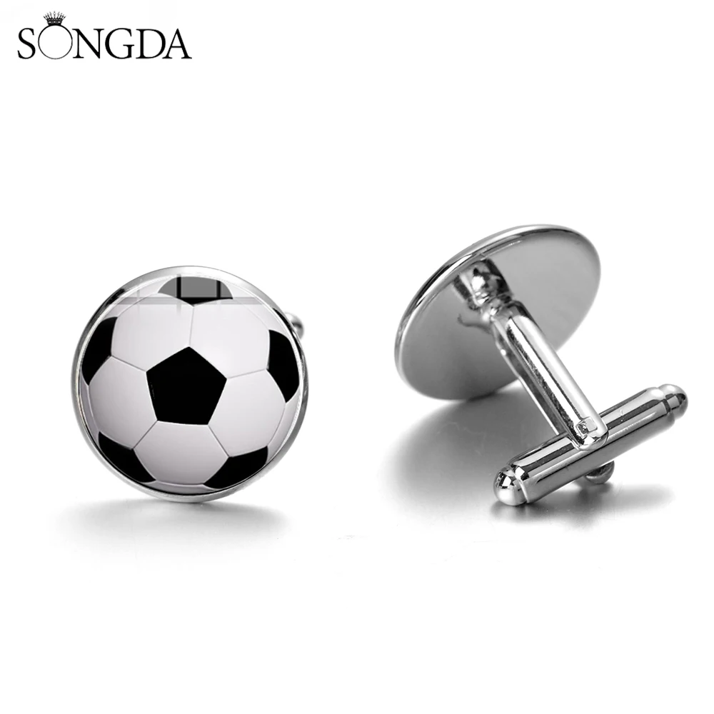 Модные запонки в спортивном стиле для баскетбола волейбола футбола|Зажимы