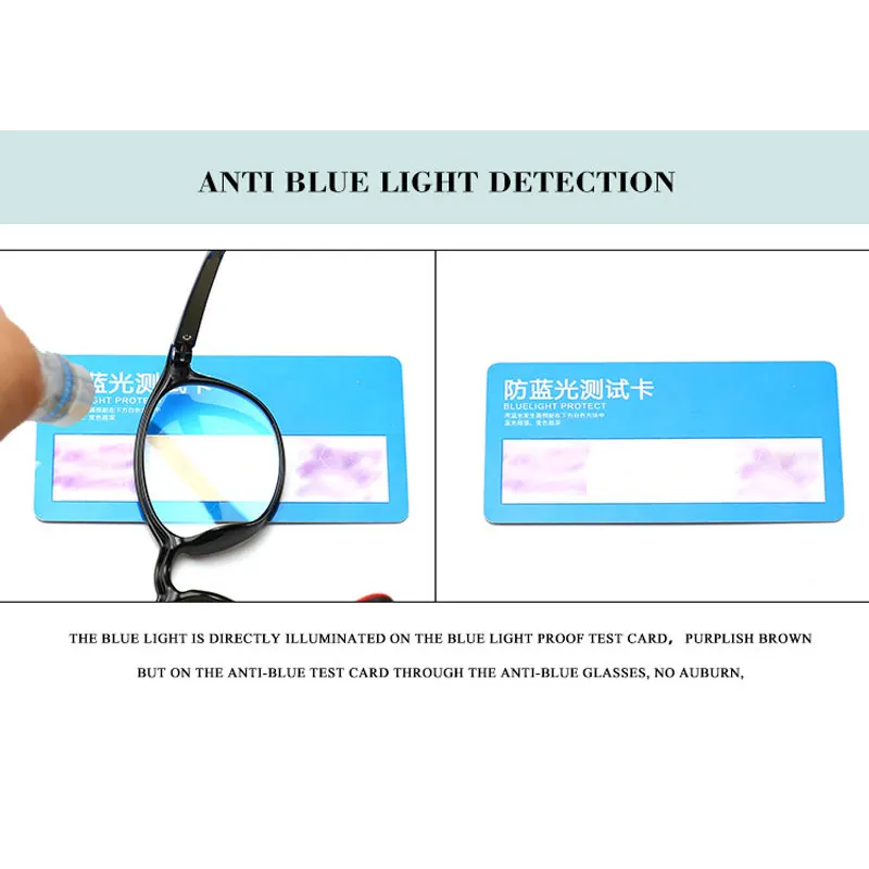Круглые очки с блокировкой синего света Детские гибкие оптические TR90 оправа для