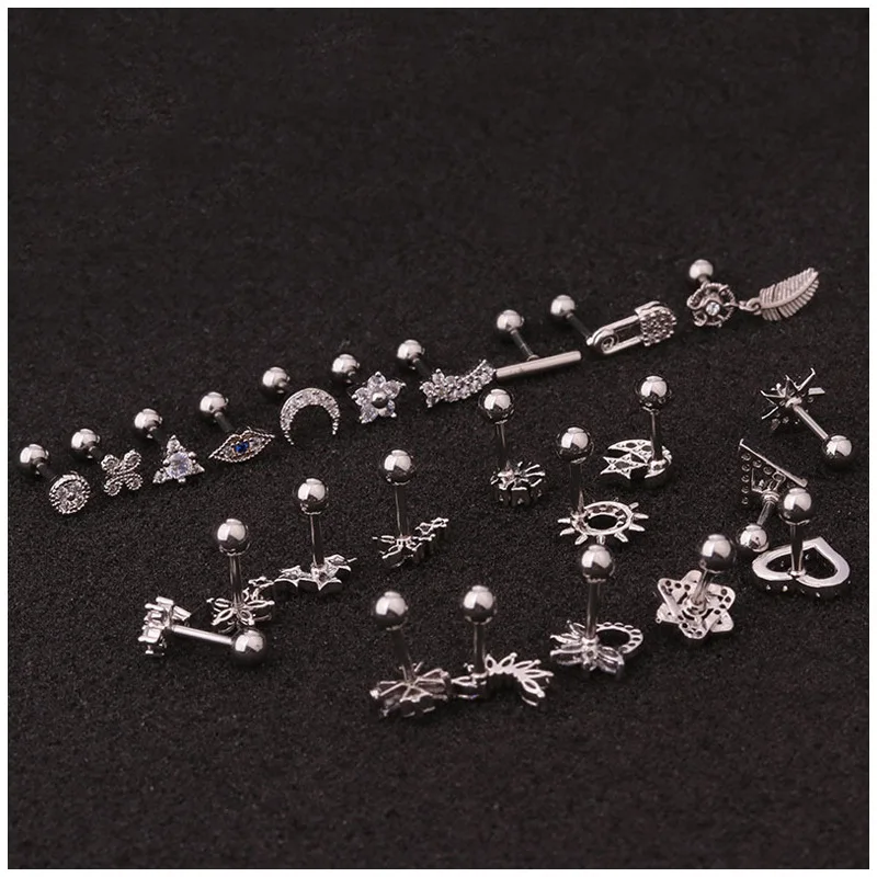 Украшение для прокола креативный европейский и американский циркон