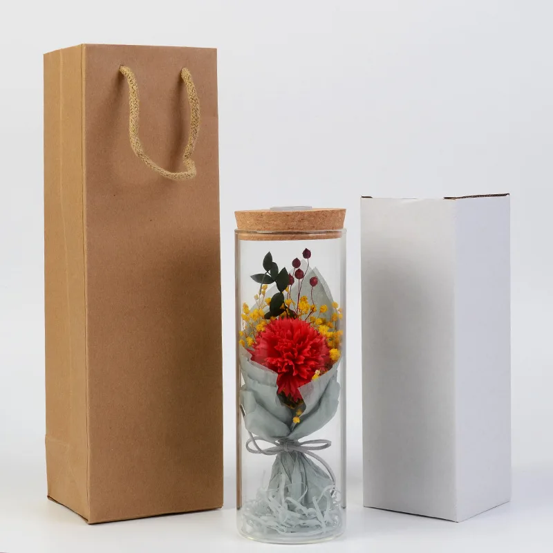 

Romantic Eternal Rose Flower in Box Artificial Flowers For Mother Day Valentine's Day Gift Preserved Rose Home Decoration