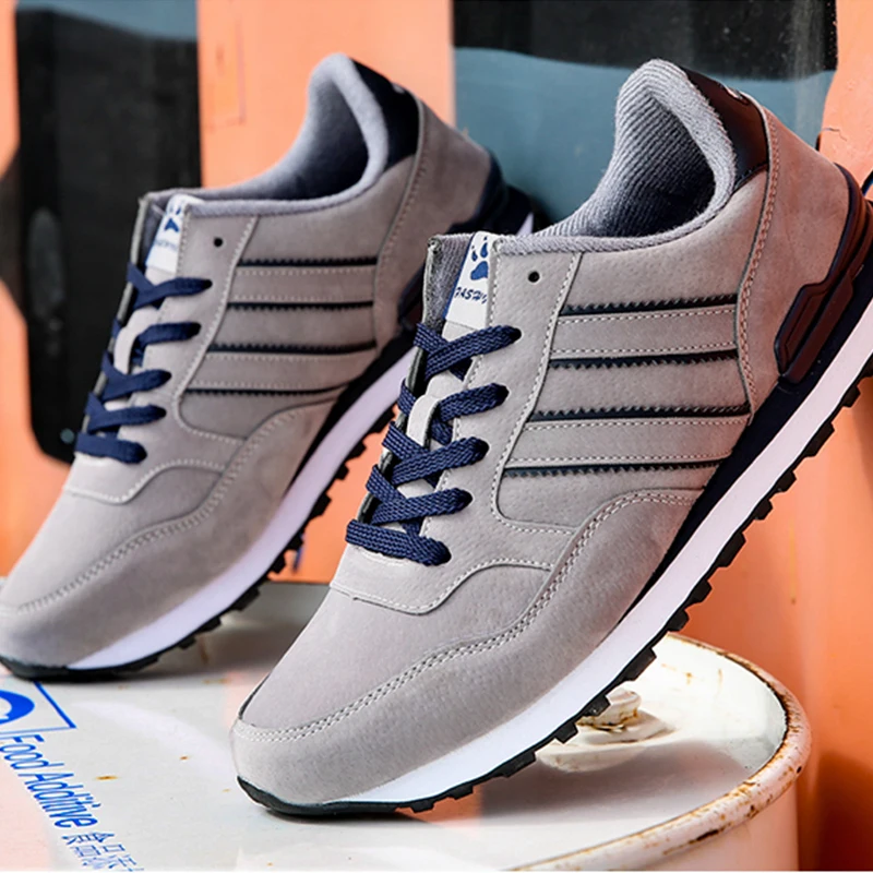 2021 Men Causal Shoes Male Men Casual Light Shoes Sneakers Lac-up Flats Breathable Outdoors Sneakers