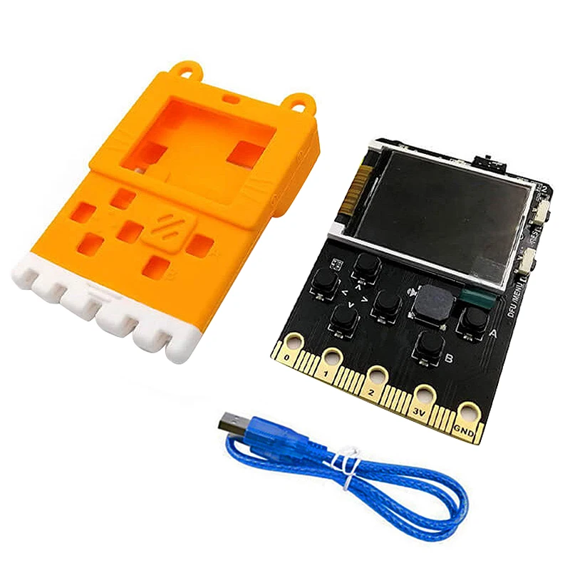 Макетная плата совместима с Micro:Bit Graphic Scratch3 Programming Python (оранжевый) | Компьютеры и