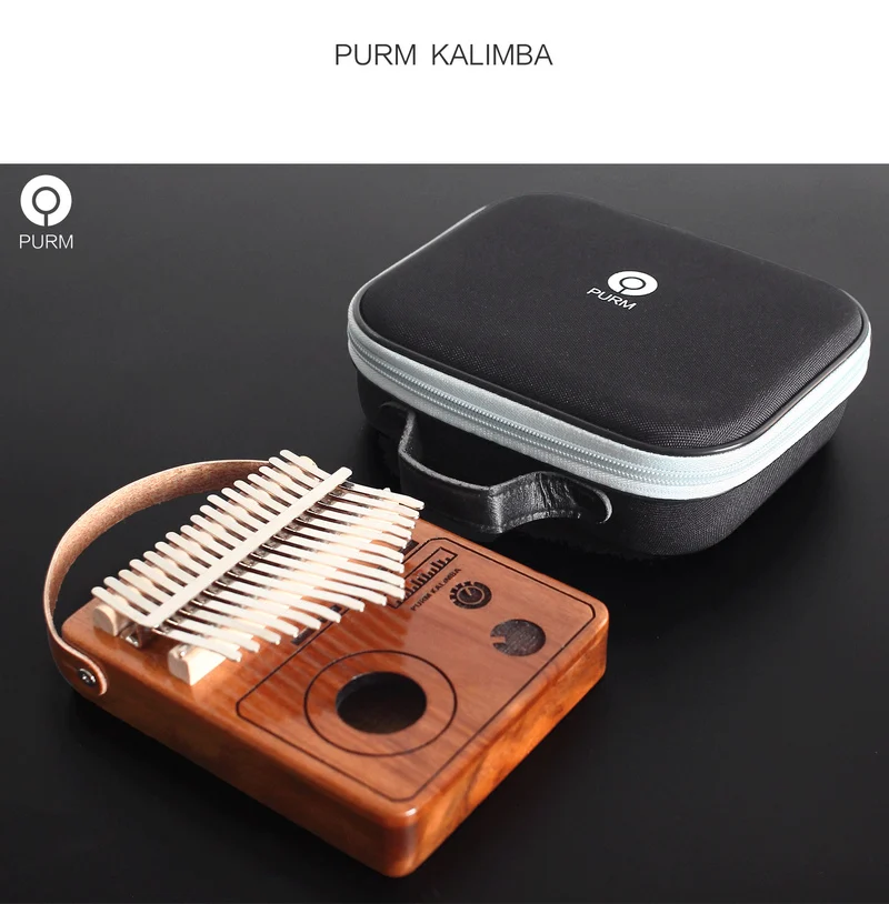 PURM Kalimba 17 клавиш пианино большой палец инструмент с Songbook тюнинговый молот evaprotector