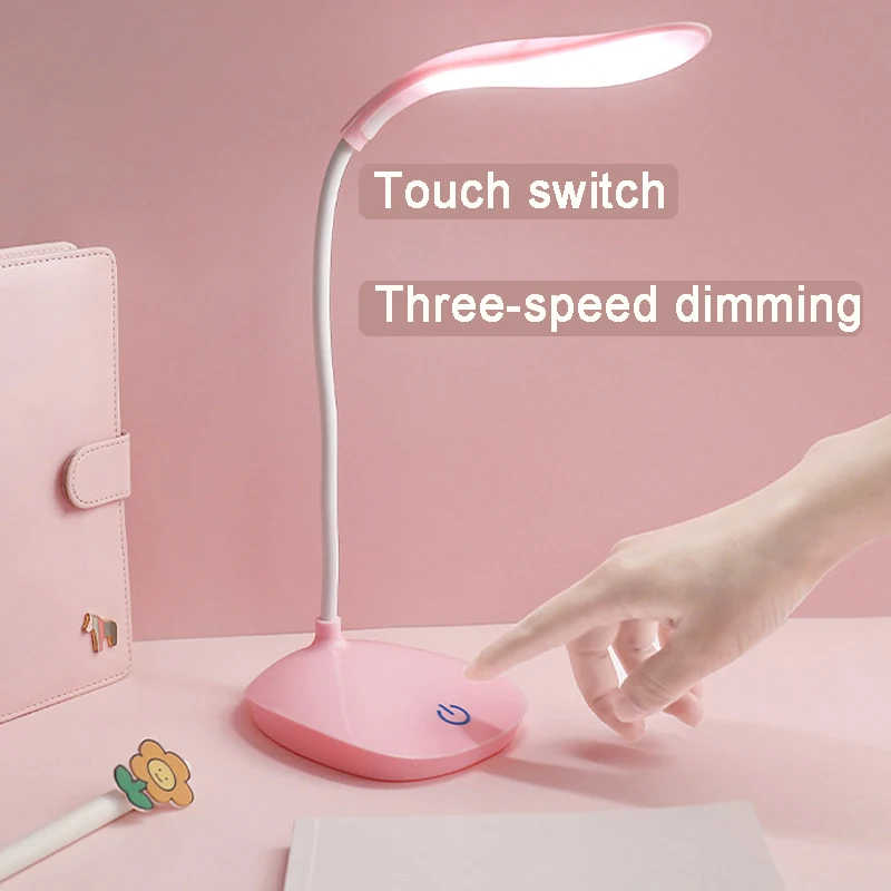 Светодиодная настольная лампа с защитой глаз светильник USB-зарядкой для