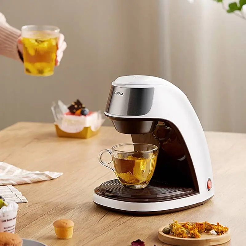 

Electric Small Coffee Machine 220V Home Office Tea Brewing Machines Easy To Clean Portable Semi-automatic Drip Coffee Maker