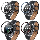Металлическое стальное защитное стекло с кольцом для Samsung Watch 3 Galaxy Watch 3 41 мм45 мм