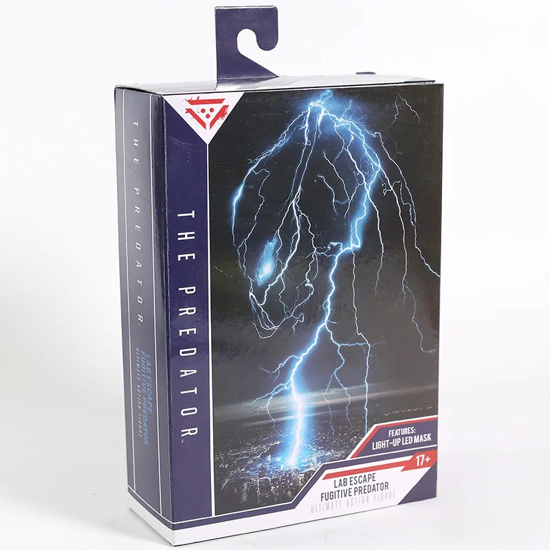 NECA Хищник Ultimate Lab Escape беглый Хищник Dexlue фигурка модель игрушка с светильник
