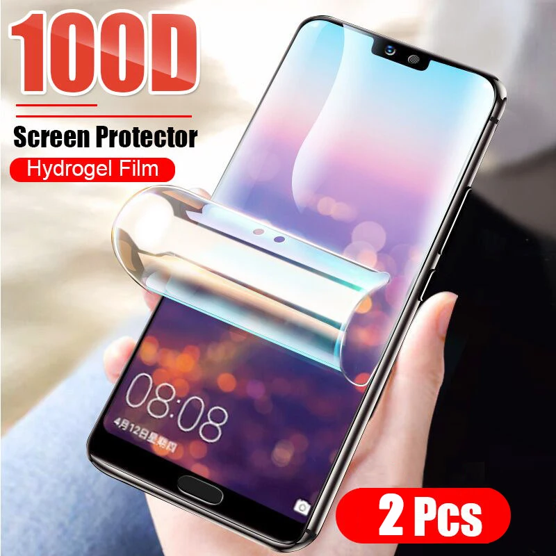 Гидрогелевая пленка 100D для Huawei P40 P30 P20 Mate 20 Pro 9X 8X 10 30 2 шт. | Мобильные телефоны и
