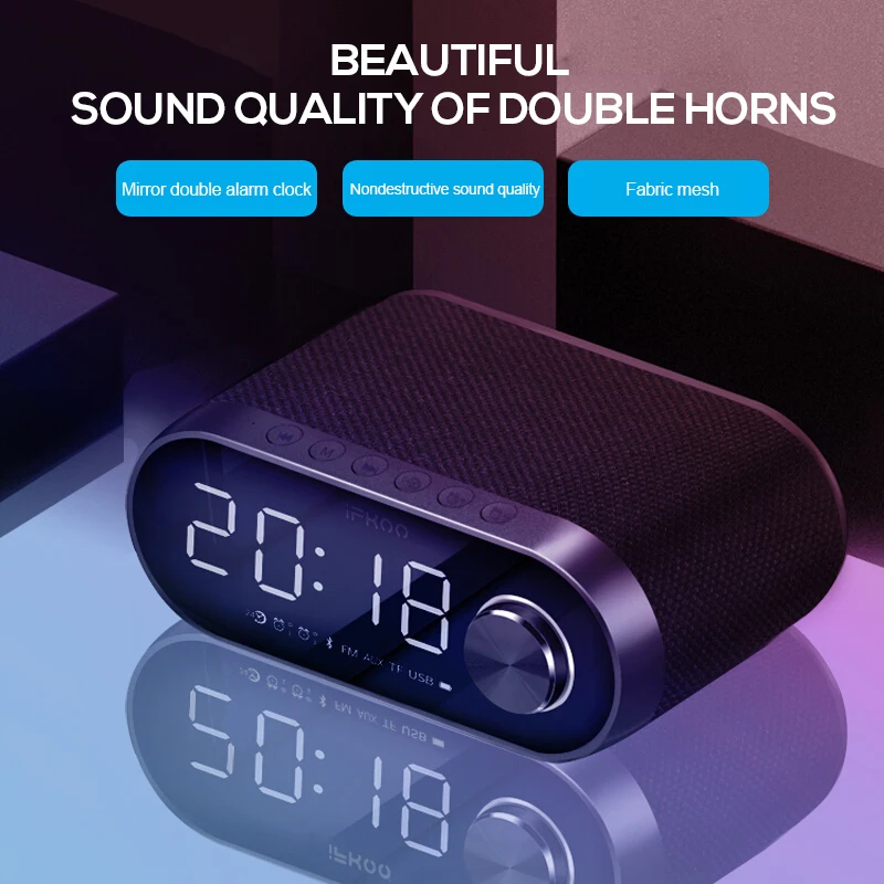 IF-Q5 беспроводной Bluetooth динамик двойной динамик HIFI объемный звуковой сабвуфер автомобильный мини-аудиодинамик домашний большой объем радио