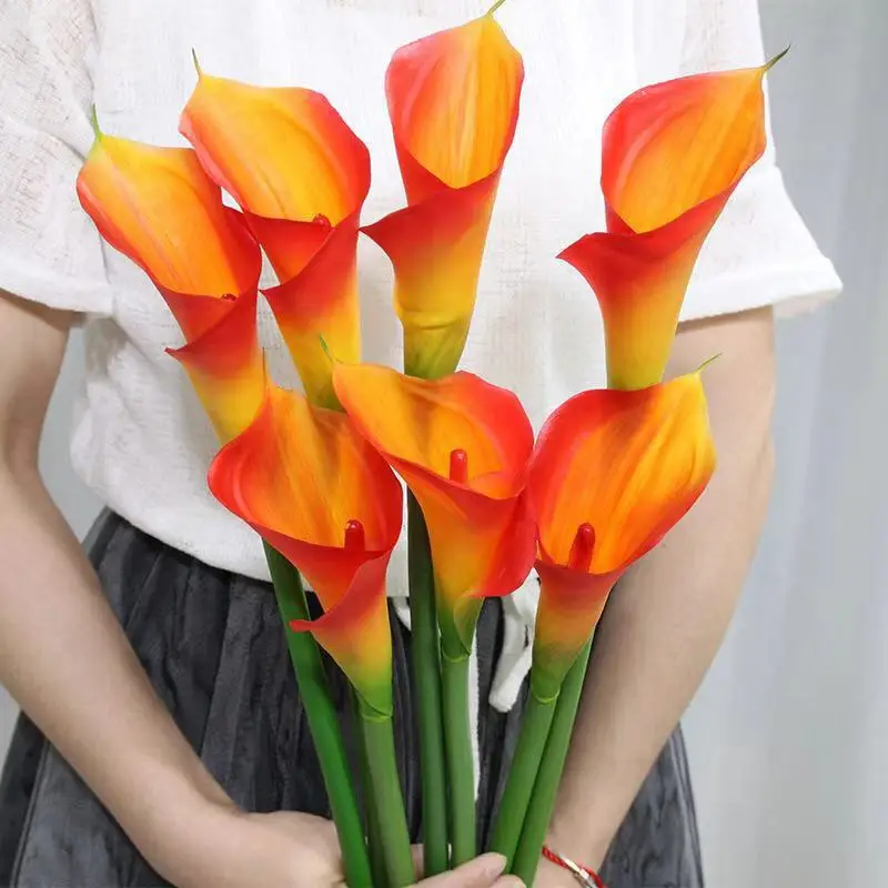 67 см Искусственный Цветок Калла из латекса искусственный цветок для свадьбы