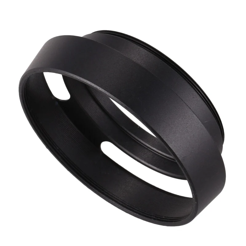 

Black 46mm Metal Lens Hood for 25mm F1.4 35mm F1.6 50mm F1.8 mirrorless