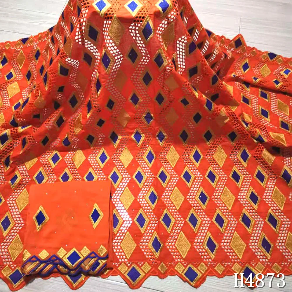 

2021 New Swiss Lace Fabric 7 Yards Embroidery African Dry Lace Fabrics 100% Cotton Fabric Swiss Voile Lace In Switzerland HJ4873