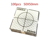 100pcs reflector sheet tape target sheet size 20 30 40 50 60mm for sokkia total station surveying reflective tape target