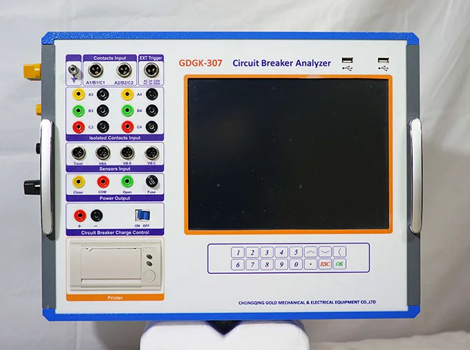 

HV Switchgear Test Equipment / Circuit Breaker Tester with RS232 and USB communication interface