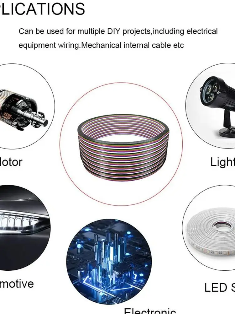 5 контактов 10 м 20 30 50 22 awg RGBW светодиодный удлинитель провод шнур для светодиодной