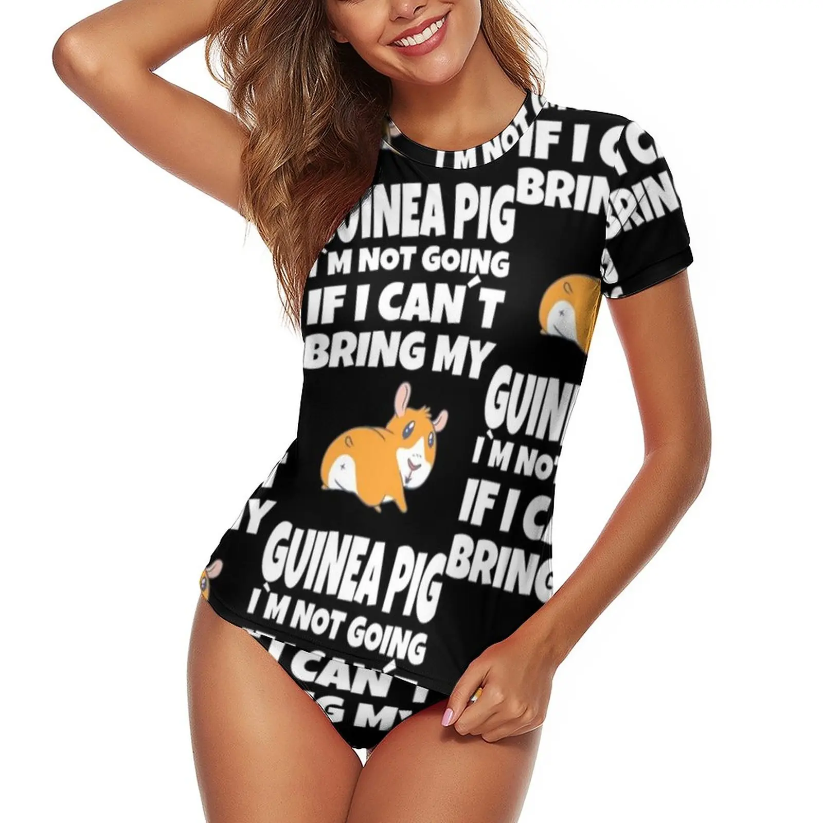 

Танкини с морской свиньей, купальник на бретельках, Модный Купальник из 2 предметов, купальный костюм с большой грудью для сказочной арены