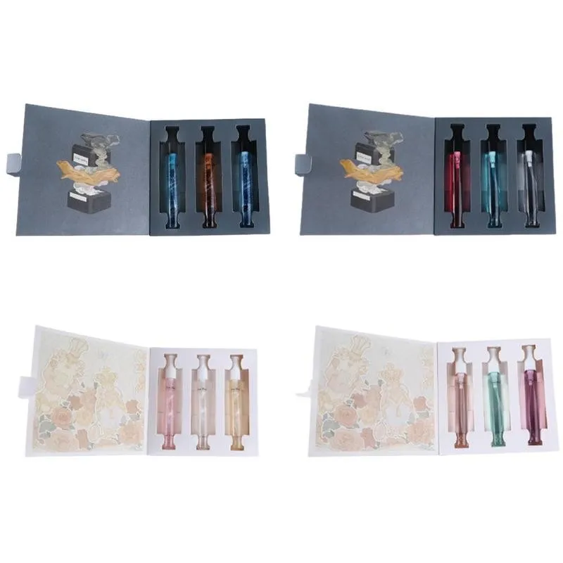 

3pcs/box 12ml Perfume Gift Box Portable Elegant Fresh Fragrant Set Perfume Long-lasting S9J8