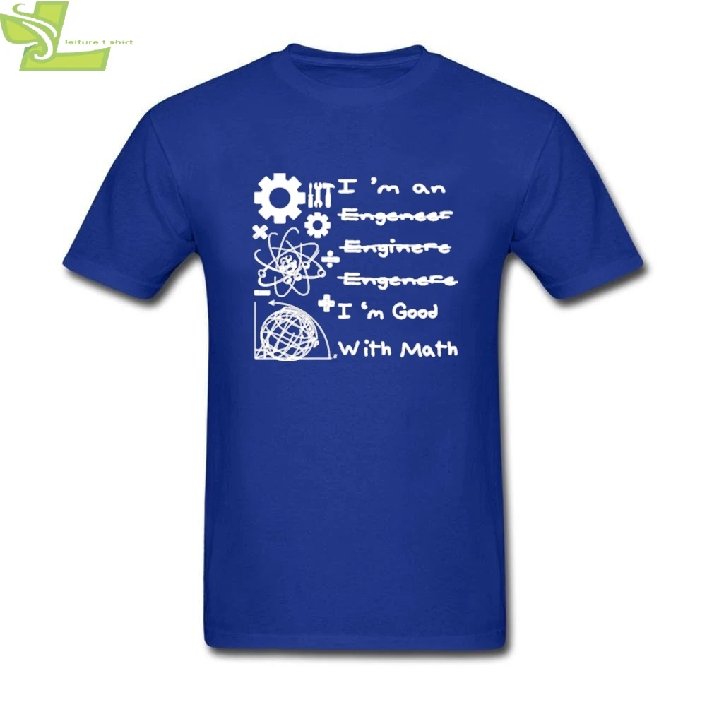 Инженер будет хорошо с математикой w Забавные футболки для взрослых Slim Fit