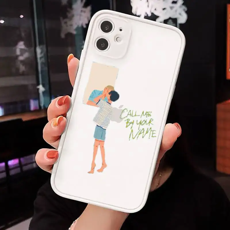 

Call Me by Your Name Luxury Quality Phone Cases Matte Transparent for iPhone 7 8 11 12 s mini pro X XS XR MAX Plus cover funda