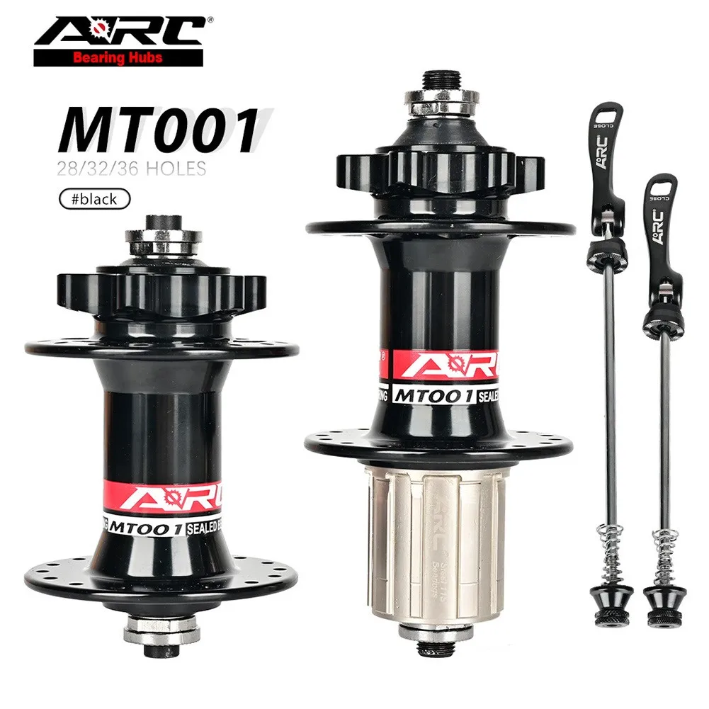 

BIKE HUB SET FRONT REAR BICYCLE HUBS 135MM MTB 32/36 Hole 2 Bearings For SHIMANO 8 9 10 11 Speed Cassette Quick Release Skewer