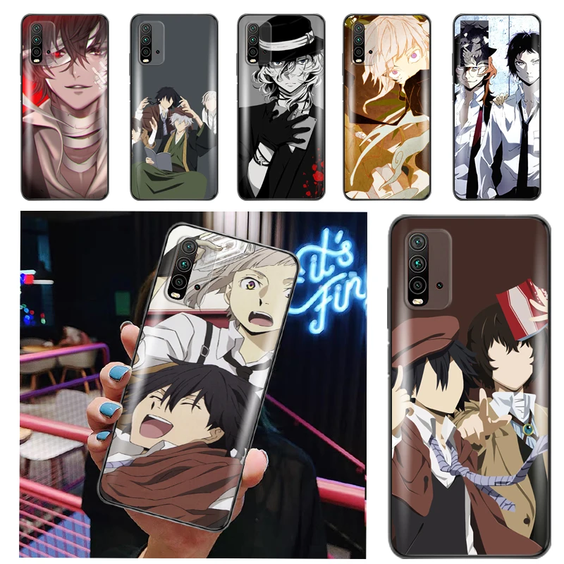 

Bungou Stray Dogs Dazai Osamu Phone Case For Redmi Note 9 9T 9A 9C 9S Pro Max Designer TPU Soft Coque Phone Cove Luxury Brand