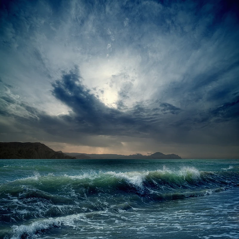 Nitree виниловый красивый пляж Морская волна Печать Фото Студия фотография фон