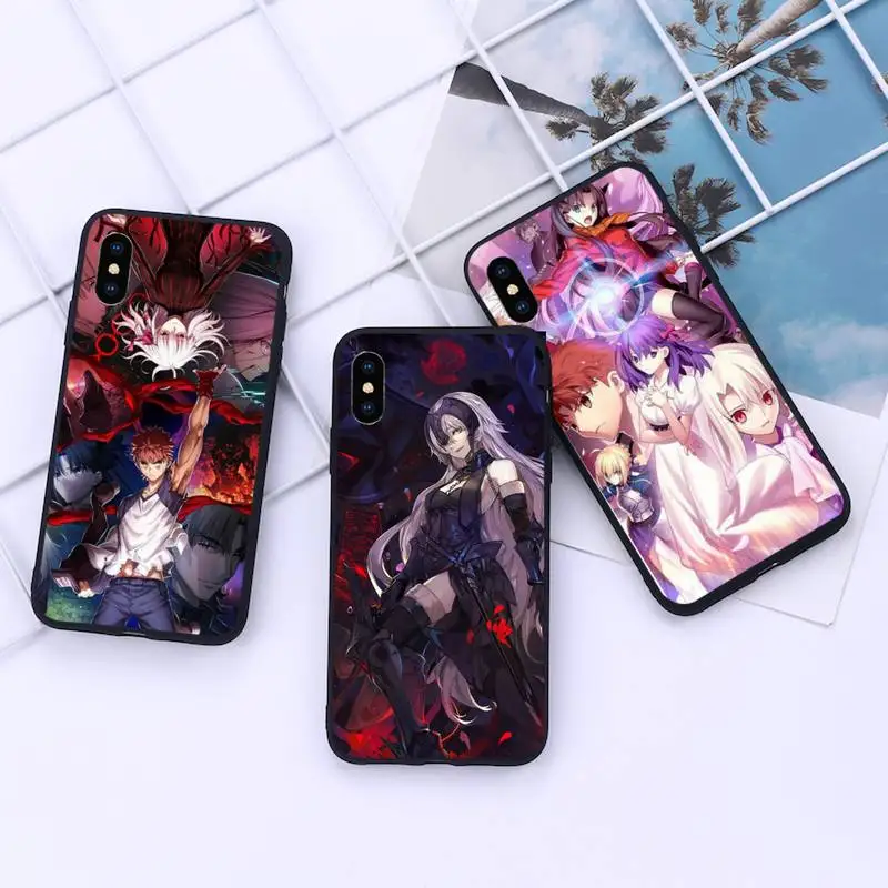 

Fate Series Grand Girl Anime Phone Case For iphone 12 11 13 7 8 6 s plus x xs xr pro max mini