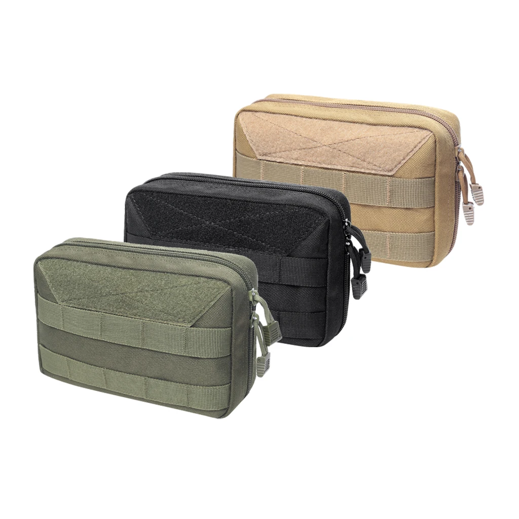 Сумка MOLLE компактная Горизонтальная карта Универсальная поясная сумка небольшая
