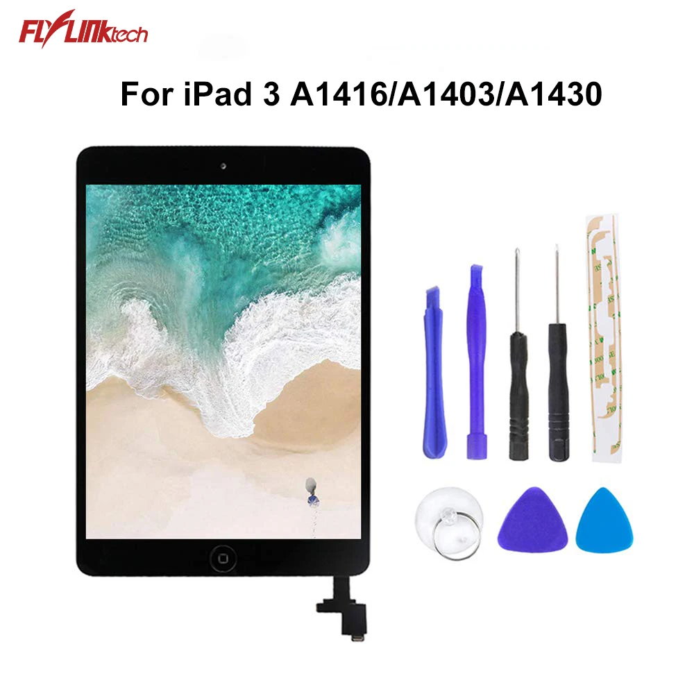 Flylinktech 9 7 дюймов сенсорные панели для планшета ipad 3 переднее стекло сменный