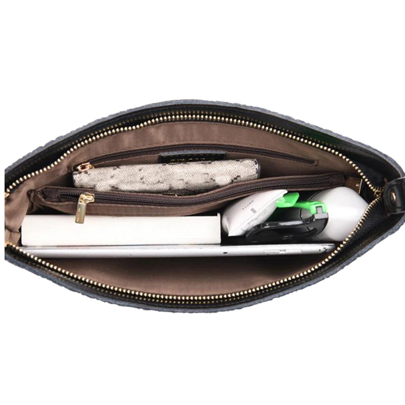 

Split Leather Women Shoulder Bags Crocodile Pattern Women Clutch Purse Brand Designer Ladies Handbag Small Women Crossbody Bags