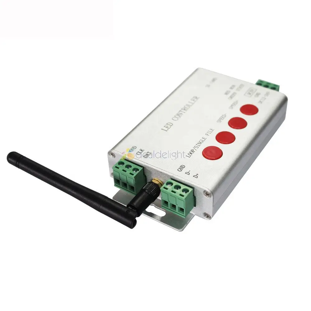H806SB светодиодный WIFI-SPI контроллер Макс 2048 пикселей sd-карта управления
