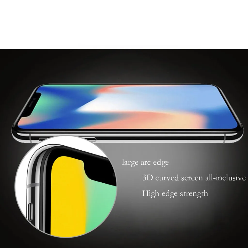 Защитная пленка для экрана для IPhone 11 11 Pro 11 Pro Max 3D прозрачная защитная пленка из закаленного стекла с черным кольцом 19Sp
