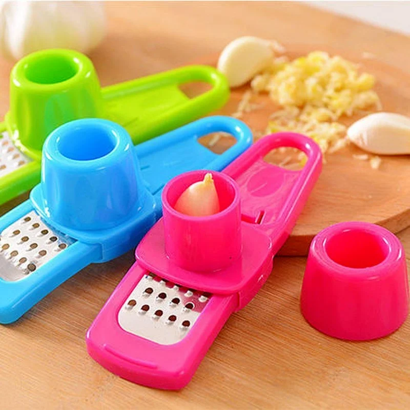 1pc Household Garlic Peeler Functional Ginger Press Grinding Grater Planer Slicer Cutter Cooking Tool Kitchen Accessories | Дом и сад