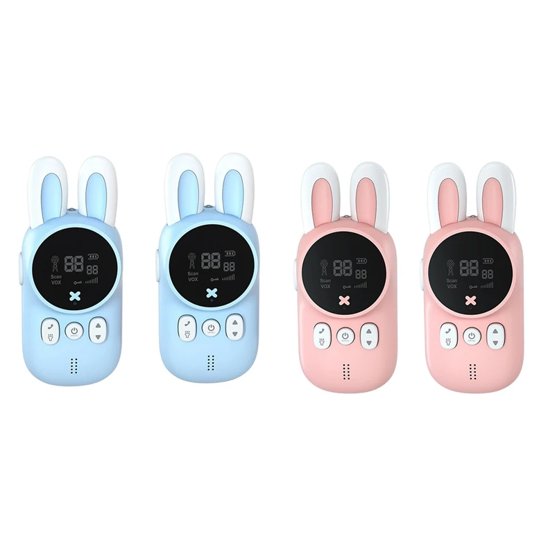 

2Pcs Walkie Talkie for Kids,Portable Handheld Parent-Child Talk Educational Interactive Toy Children's Radio Talkie